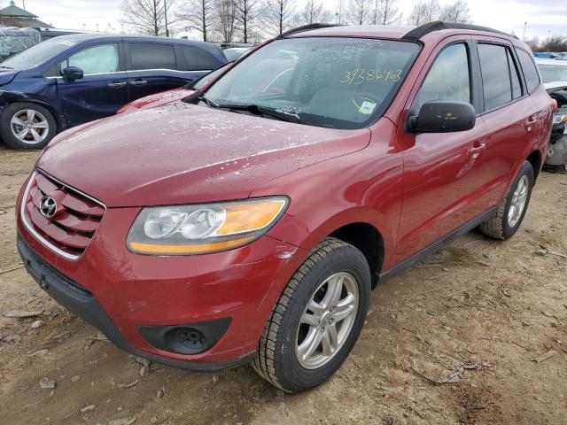 5XYZG3AB8BG066023 - 2011 HYUNDAI SANTA FE GLS RED photo 1