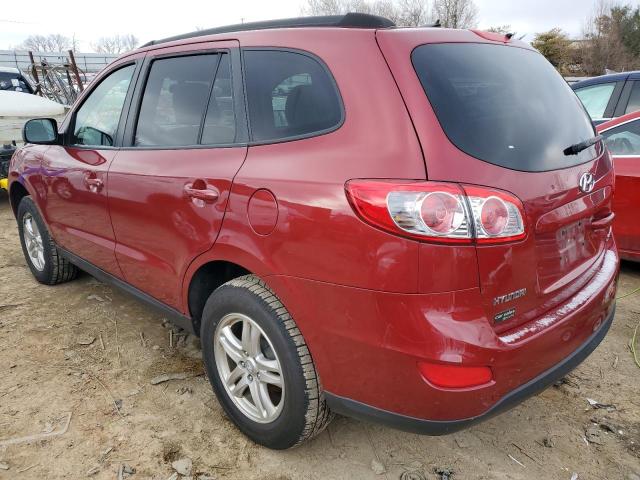 5XYZG3AB8BG066023 - 2011 HYUNDAI SANTA FE GLS RED photo 2