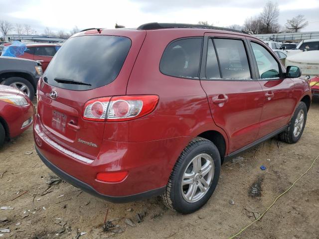 5XYZG3AB8BG066023 - 2011 HYUNDAI SANTA FE GLS RED photo 3