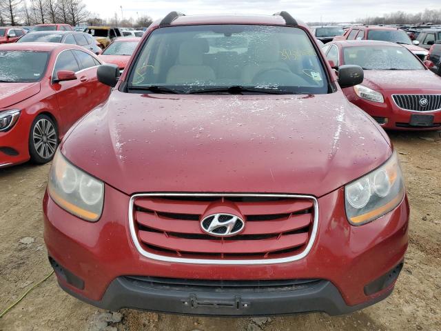 5XYZG3AB8BG066023 - 2011 HYUNDAI SANTA FE GLS RED photo 5