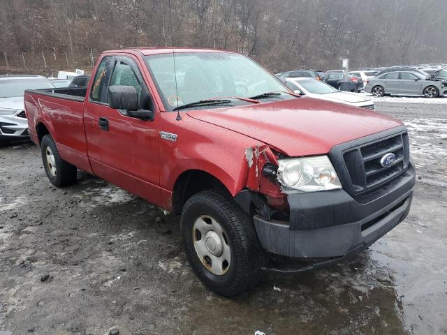 1FTRF12288KE24911 - 2008 FORD F150 RED photo 4