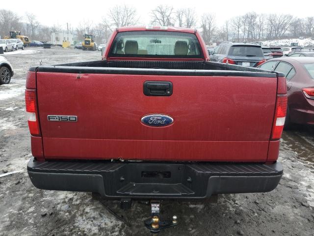 1FTRF12288KE24911 - 2008 FORD F150 RED photo 6