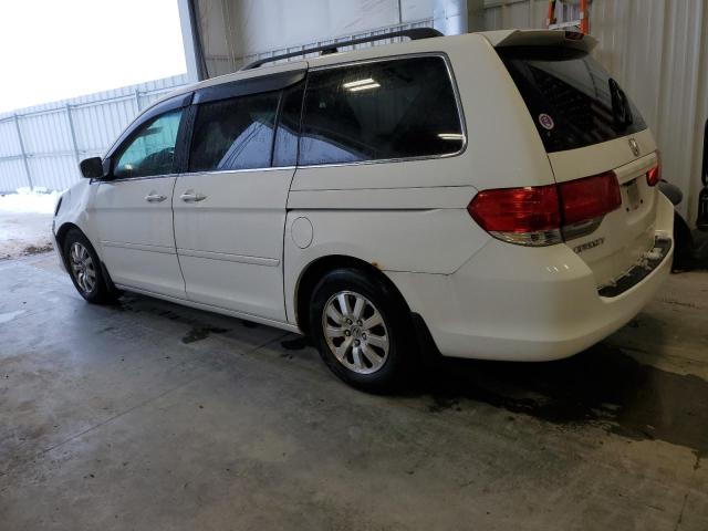 5FNRL384X9B405742 - 2009 HONDA ODYSSEY EX WHITE photo 2