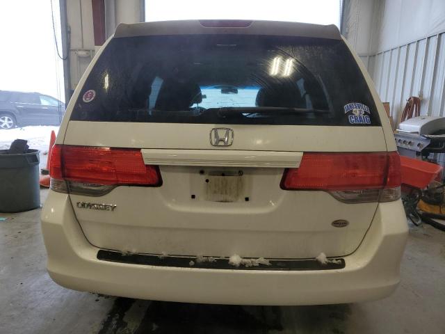 5FNRL384X9B405742 - 2009 HONDA ODYSSEY EX WHITE photo 6