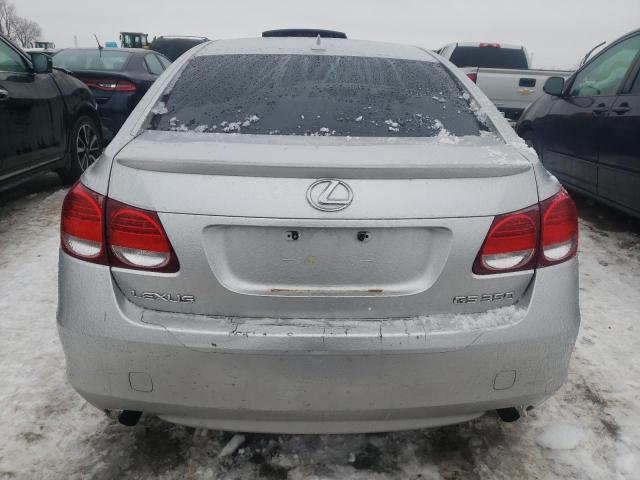 JTHBE96S590045163 - 2009 LEXUS GS 350 SILVER photo 6