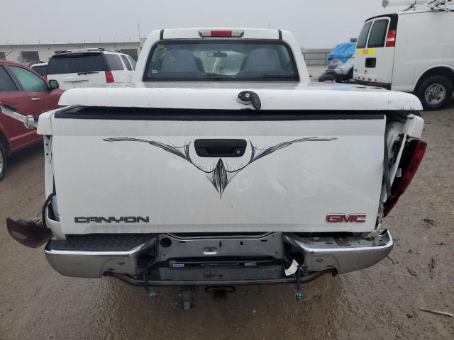 1GTDT136X68274153 - 2006 GMC CANYON WHITE photo 6