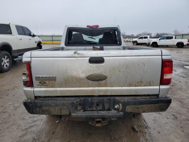 1FTYR10D89PA52675 - 2009 FORD RANGER SILVER photo 6