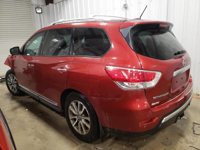 5N1AR2MM2DC666926 - 2013 NISSAN PATHFINDER S RED photo 2