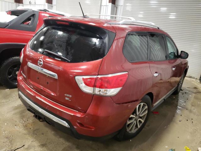 5N1AR2MM2DC666926 - 2013 NISSAN PATHFINDER S RED photo 3