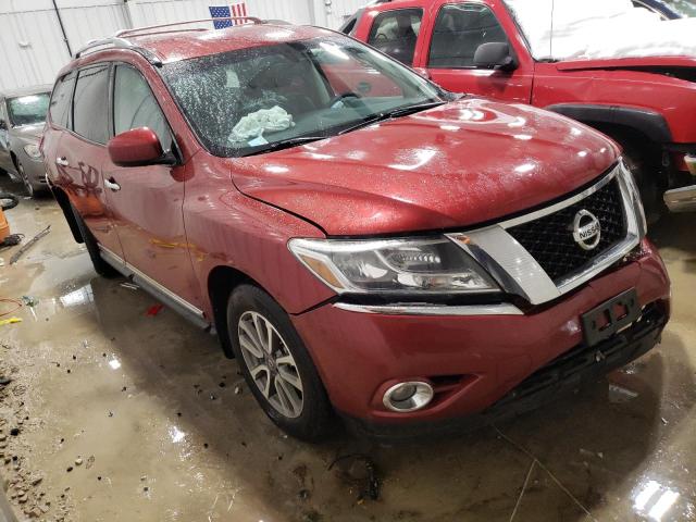 5N1AR2MM2DC666926 - 2013 NISSAN PATHFINDER S RED photo 4