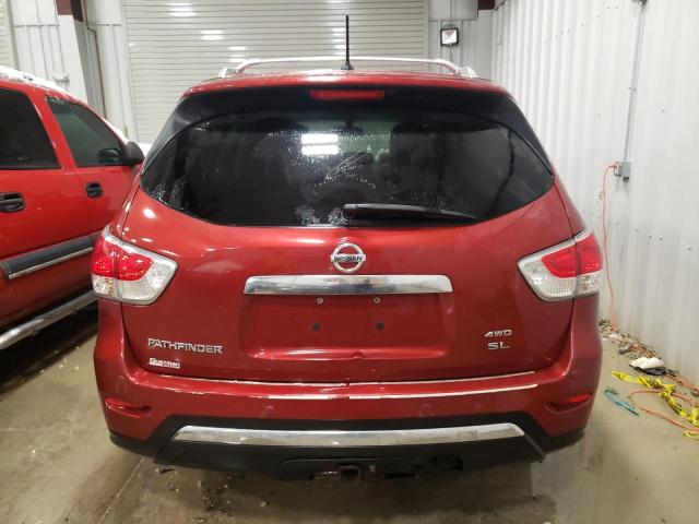 5N1AR2MM2DC666926 - 2013 NISSAN PATHFINDER S RED photo 6