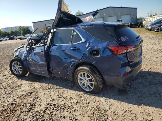 3GNAXUEV0NL304555 - 2022 CHEVROLET EQUINOX LT BLUE photo 2