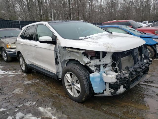 2FMPK4J86HBB41150 - 2017 FORD EDGE SEL WHITE photo 4