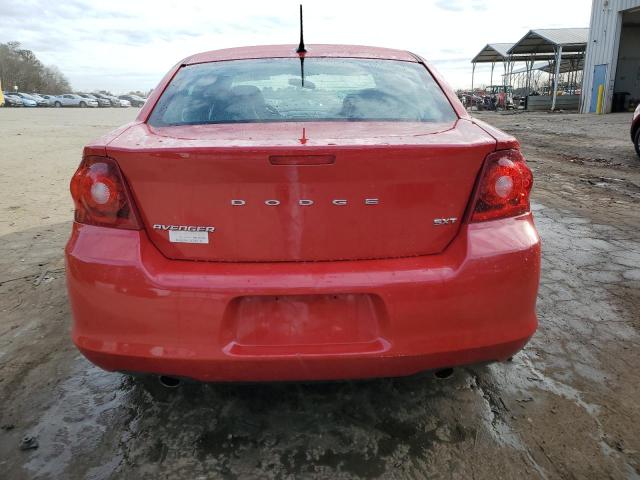 1C3CDZCG9DN584300 - 2013 DODGE AVENGER SXT RED photo 6