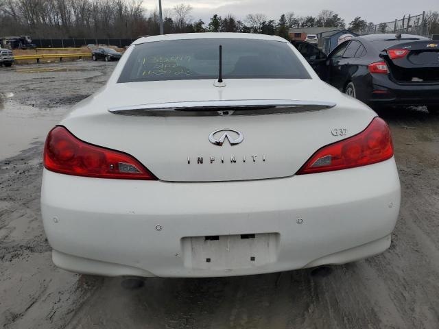 JN1CV6FE8AM354060 - 2010 INFINITI G37 BASE WHITE photo 6