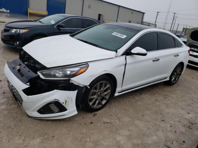 5NPE34AB0KH752632 - 2019 HYUNDAI SONATA LIMITED TURBO WHITE photo 1