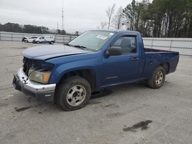 1GTCS148458226256 - 2005 GMC CANYON BLUE photo 1