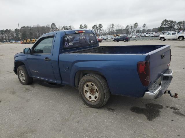 1GTCS148458226256 - 2005 GMC CANYON BLUE photo 2