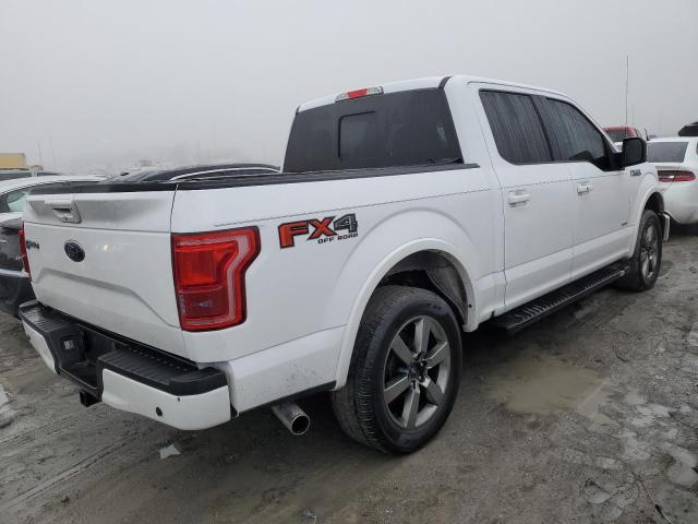 1FTEW1EGXFKD79960 - 2015 FORD F150 SUPERCREW WHITE photo 3