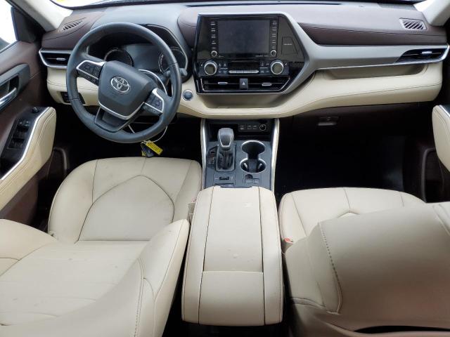 5TDGZRBH2NS597006 - 2022 TOYOTA HIGHLANDER XLE BLUE photo 8