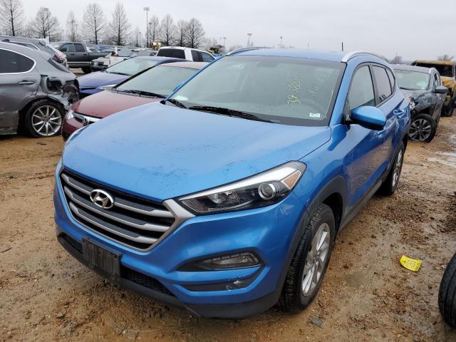 KM8J3CA43HU259399 - 2017 HYUNDAI TUCSON LIMITED BLUE photo 1