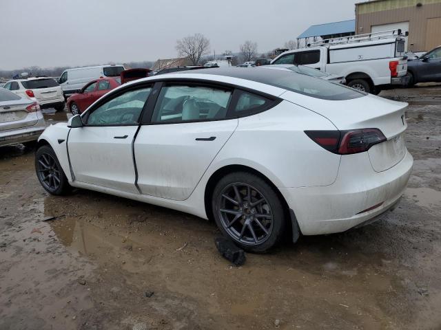 5YJ3E1EA8MF057432 - 2021 TESLA MODEL 3 WHITE photo 2