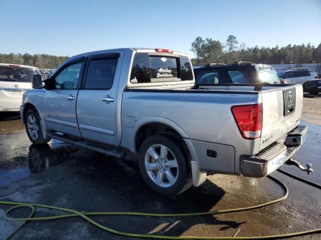 1N6AA07D49N303919 - 2009 NISSAN TITAN XE SILVER photo 2