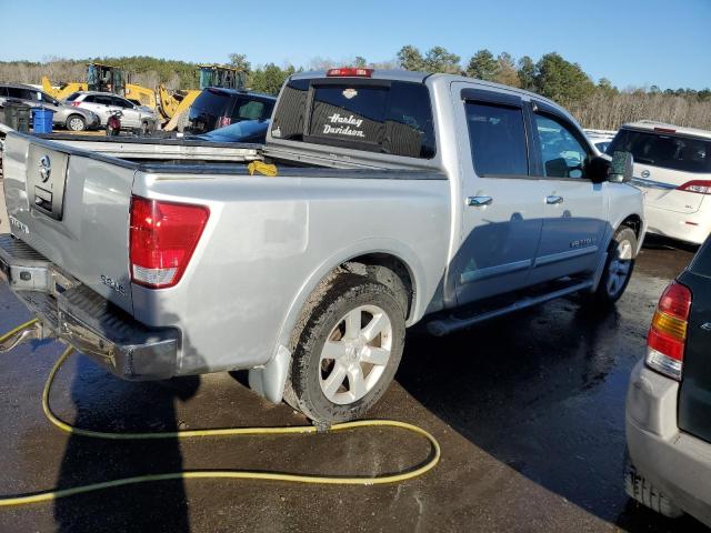 1N6AA07D49N303919 - 2009 NISSAN TITAN XE SILVER photo 3