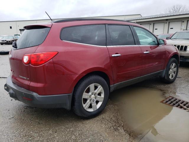 1GNKRGED1BJ226586 - 2011 CHEVROLET TRAVERSE LT BURGUNDY photo 3