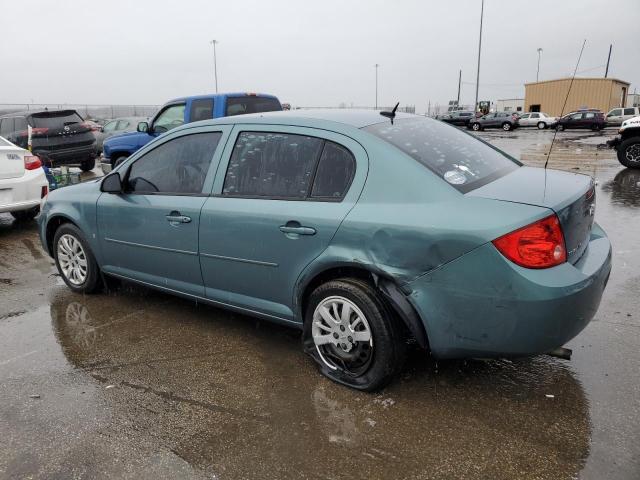 1G1AT58H097198742 - 2009 CHEVROLET COBALT LT TEAL photo 2