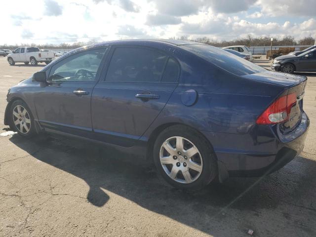 2HGFA1F58BH547789 - 2011 HONDA CIVIC LX BLUE photo 2