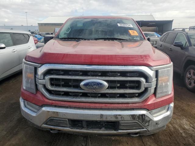 1FTFW1E87NKD09439 - 2022 FORD F150 SUPERCREW RED photo 5
