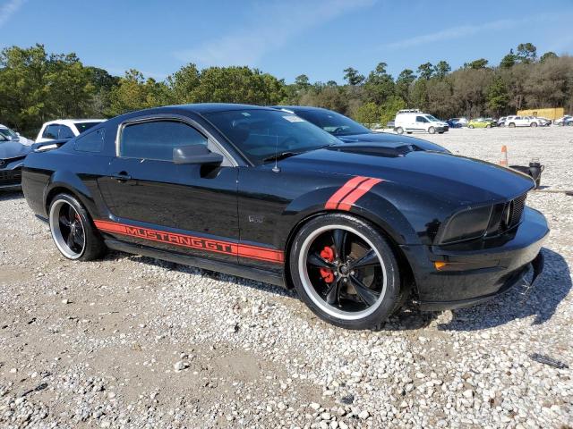 1ZVHT82H865217204 - 2006 FORD MUSTANG GT BLACK photo 4