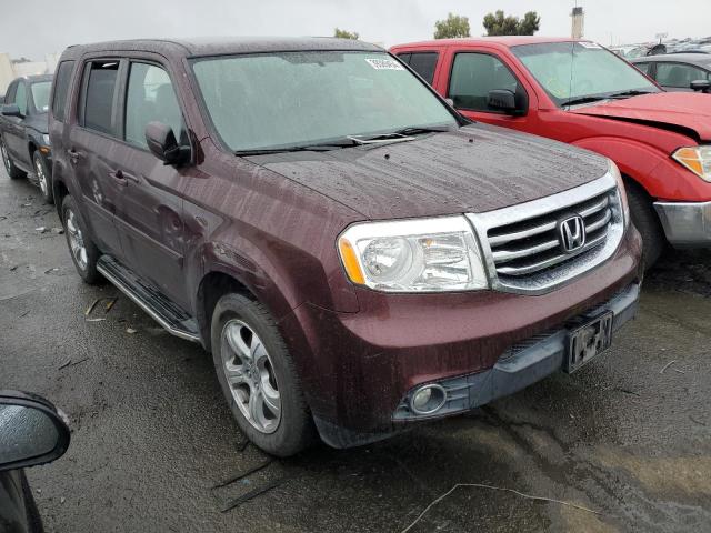 5FNYF3H42FB008623 - 2015 HONDA PILOT EX MAROON photo 4