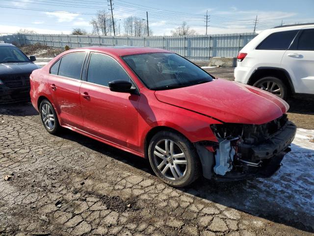 3VW2K7AJ2FM350851 - 2015 VOLKSWAGEN JETTA BASE 红色 照片 4