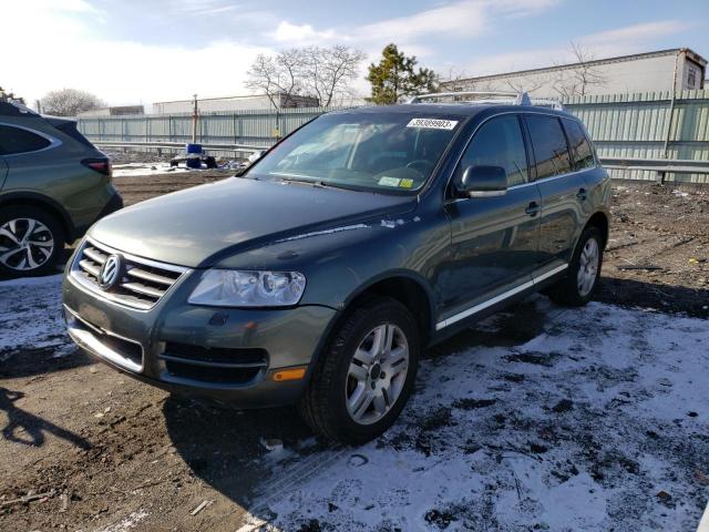 WVGCM67L24D015985 - 2004 VOLKSWAGEN TOUAREG 4.2 GREEN photo 1