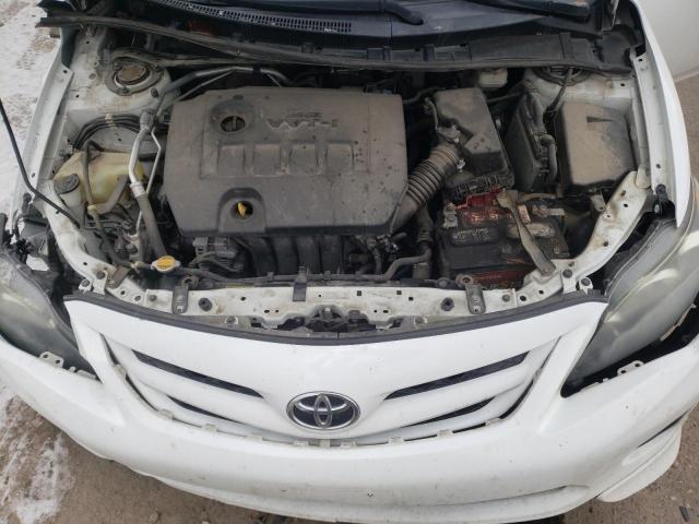 5YFBU4EEXDP177501 - 2013 TOYOTA COROLLA BASE WHITE photo 11