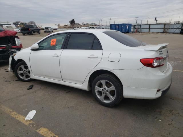 5YFBU4EEXDP177501 - 2013 TOYOTA COROLLA BASE WHITE photo 2