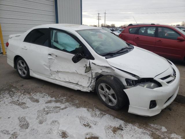 5YFBU4EEXDP177501 - 2013 TOYOTA COROLLA BASE WHITE photo 4
