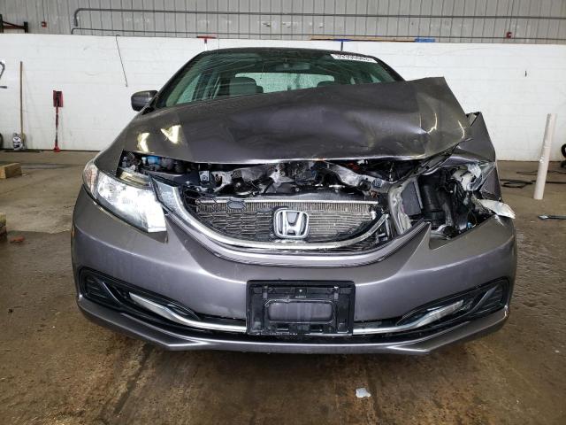 19XFB2F57FE297559 - 2015 HONDA CIVIC LX GRAY photo 5