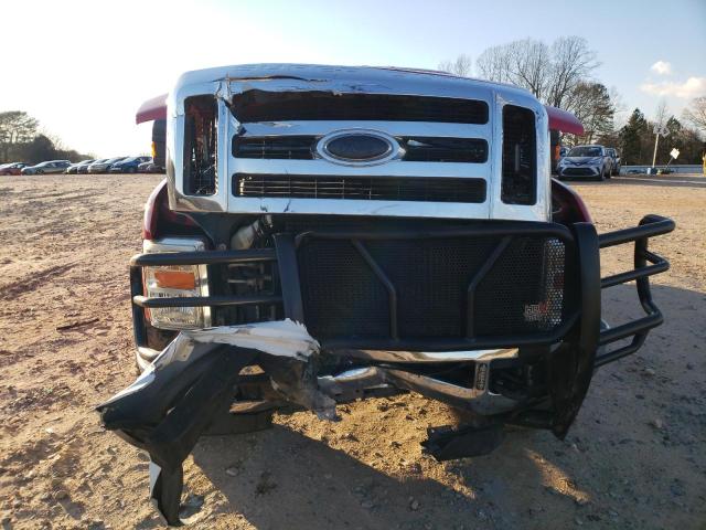 1FTSW21R89EB09323 - 2009 FORD F250 SUPER DUTY RED photo 5