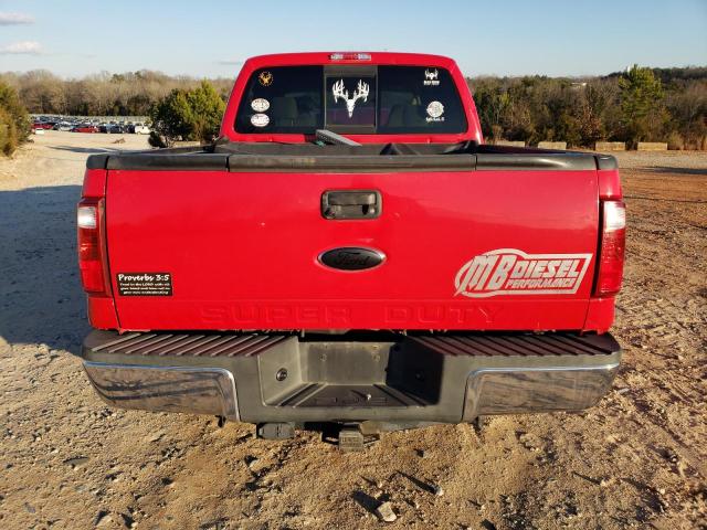 1FTSW21R89EB09323 - 2009 FORD F250 SUPER DUTY RED photo 6