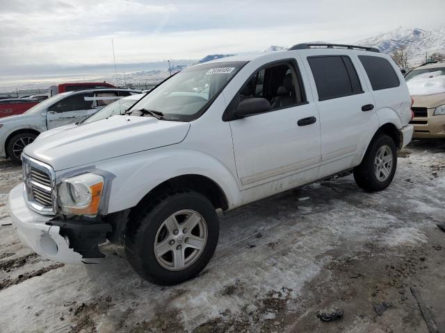 1D4HB48N05F578157 - 2005 DODGE DURANGO SLT WHITE photo 1