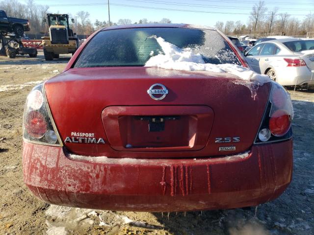 1N4AL11D36C181093 - 2006 NISSAN ALTIMA S RED photo 6