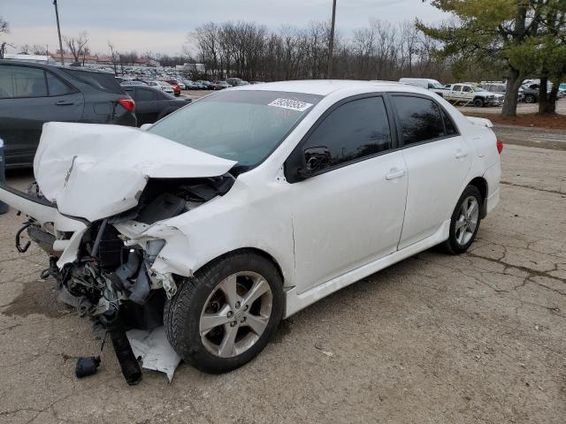 2T1BU4EE7DC995591 - 2013 TOYOTA COROLLA BASE WHITE photo 1