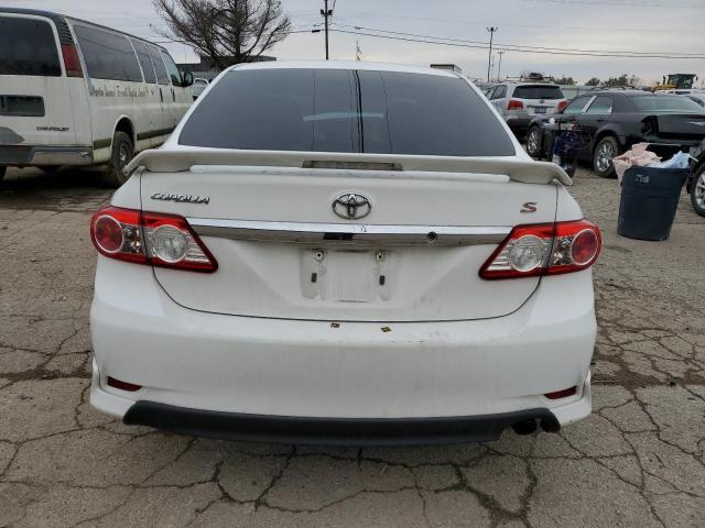 2T1BU4EE7DC995591 - 2013 TOYOTA COROLLA BASE WHITE photo 6