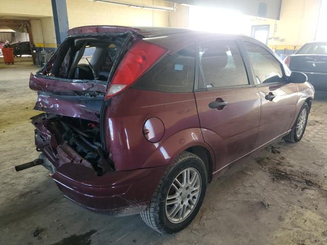 1FAHP37N37W153132 - 2007 FORD FOCUS ZX5 MAROON photo 3