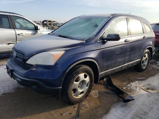 JHLRE48329C002068 - 2009 HONDA CR-V LX BLUE photo 1