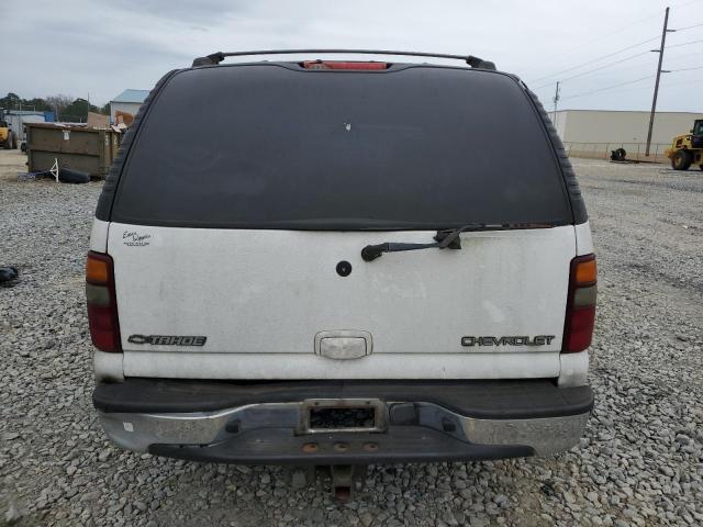 1GNEC13ZX2J237290 - 2002 CHEVROLET TAHOE C1500 WHITE photo 6