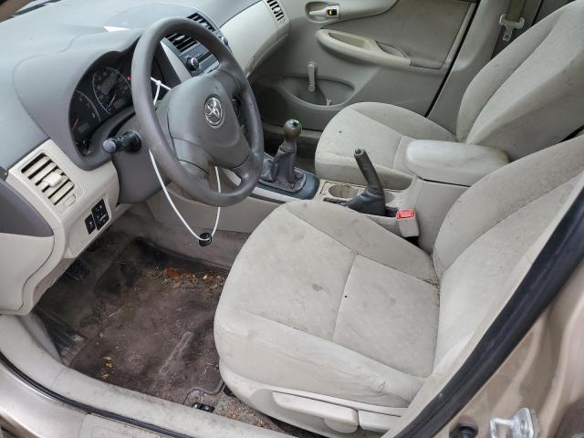 1NXBU4EE5AZ279587 - 2010 TOYOTA COROLLA BASE TAN photo 7